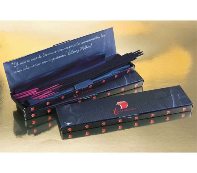 Tentation Incienso Erótico Feromonas 20 Varillas Mango Exótico