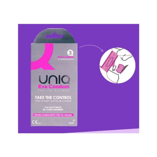 Eva Female Condoms No Latex 3 pcs – Image 3