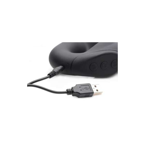 Evoke Vibrating Strapless Strap-On Black – Image 5