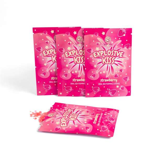 Explosive Candies Oral Sex Popping Candies 1 Sachet Strawberry Flavor – Image 7