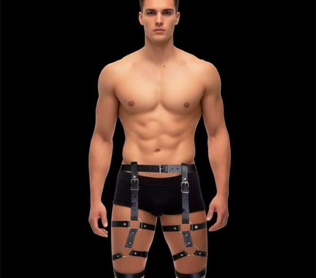 Fabian Leg and Waist Bondage Harness Adjustable