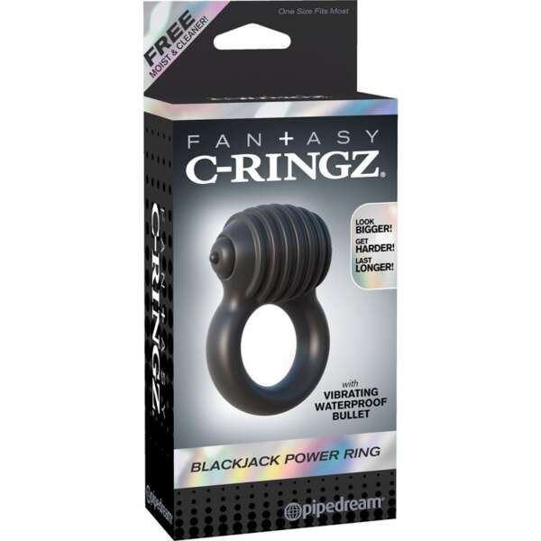 Fantasy C-Ringz Blackjack Power Ring Black – Image 5