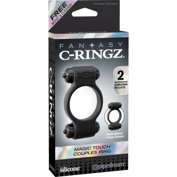 Fantasy C-Ringz Magic Touch Couples Ring Black – Image 4