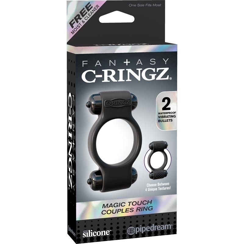 Fantasy C-Ringz Magic Touch Couples Ring Black – Image 4