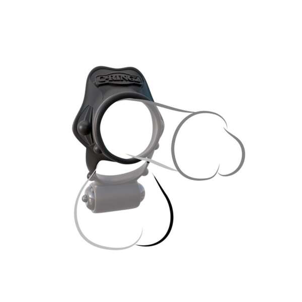 Fantasy C-Ringz Rock Hard Vibrating Ring Black – Image 4