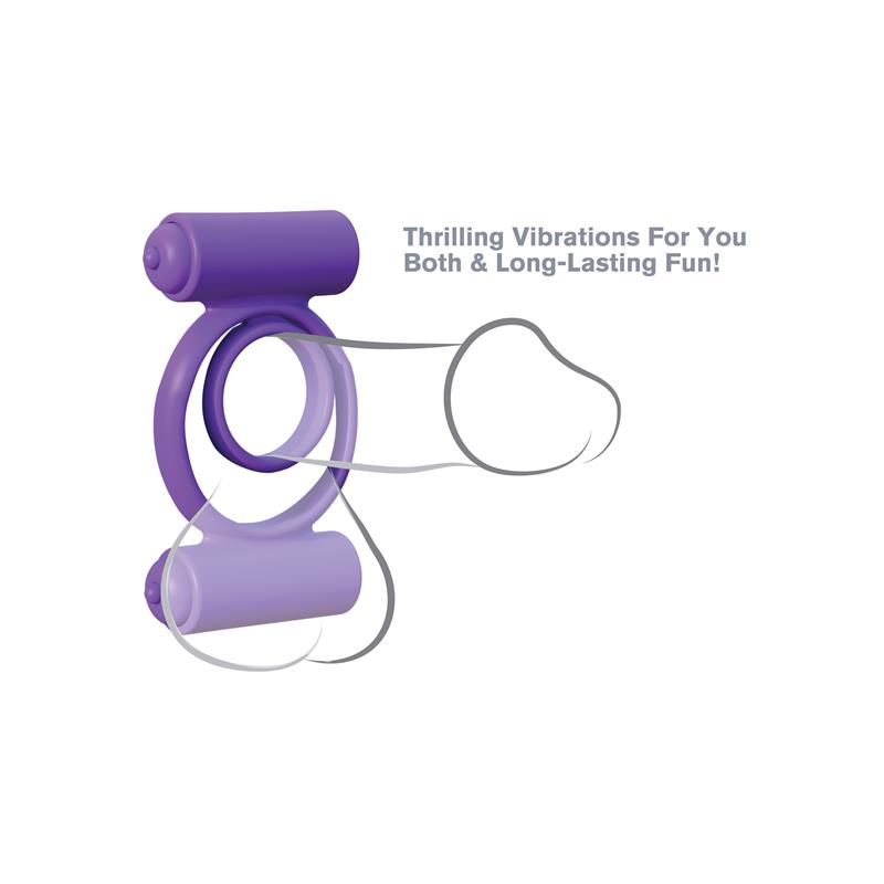 Fantasy C-Ringz Silicone Double Delight Purple – Image 7