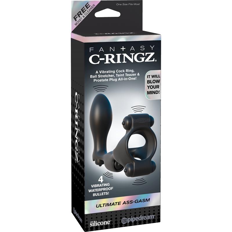 Fantasy C-Ringz Ultimate Ass-Gasm Black – Image 4