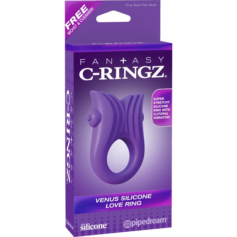 Fantasy C-Ringz Venus Silicone Love Ring Purple – Image 7