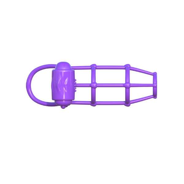 Fantasy C-Ringz Vibrating Climax Cage Purple – Image 4