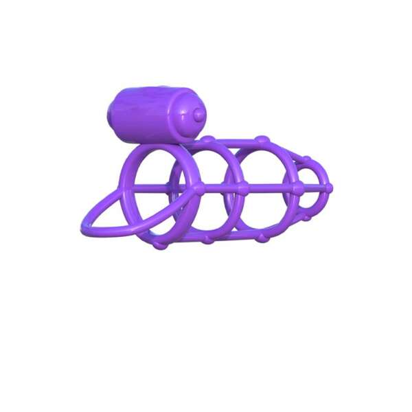 Fantasy C-Ringz Vibrating Climax Cage Purple – Image 7