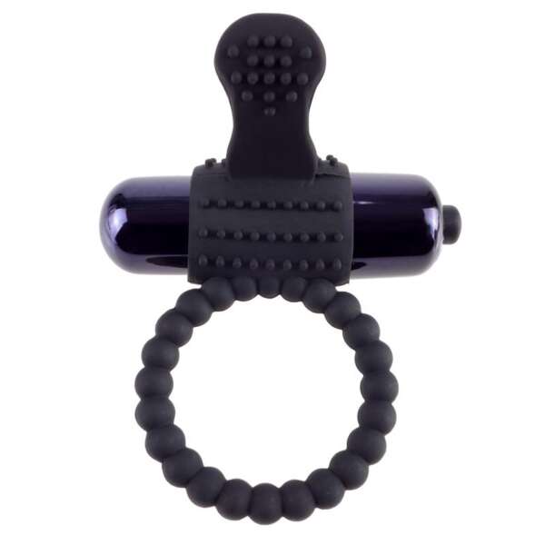 Fantasy C-Ringz Vibrating Silicone Super Ring Black – Image 4