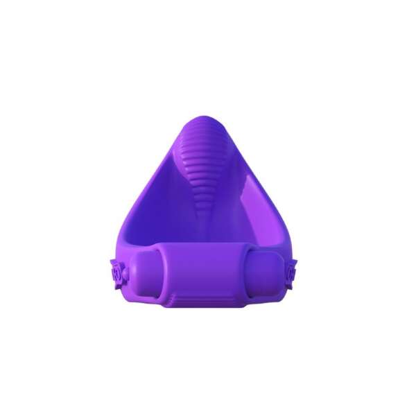 Fantasy C-Ringz Vibrating Silicone Taint-Alizer Purple – Image 3
