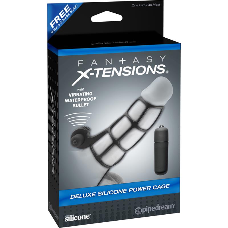 Fantasy X-tensions Deluxe Silicone Power Cage Black – Image 5
