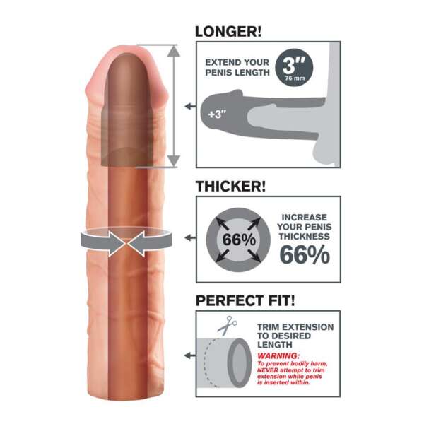 Fantasy X-tensions  Mega 7,6 cm Extension - Flesh – Image 4