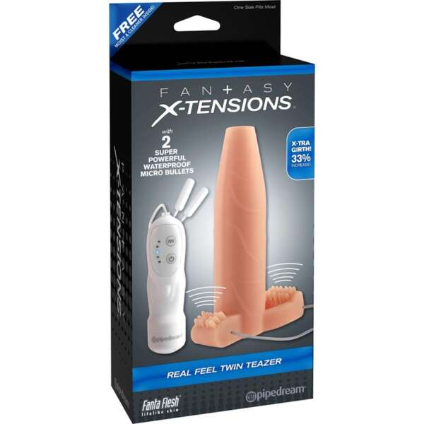 Fantasy X-tensions  Real Feel Twin Teazer-Flesh – Image 5
