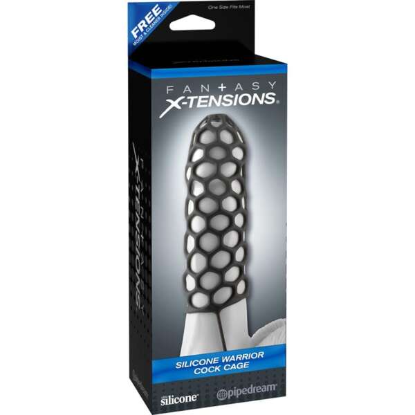 Fantasy X-tensions  Silicone Warrior Cock Cage-Bla – Image 3