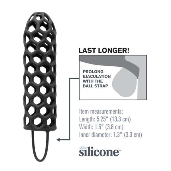 Fantasy X-tensions  Silicone Warrior Cock Cage-Bla – Image 5