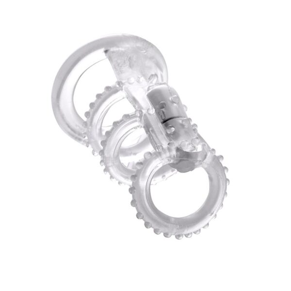 Fantasy X-tensions  Vibrating Cock Cage - Clear – Image 3