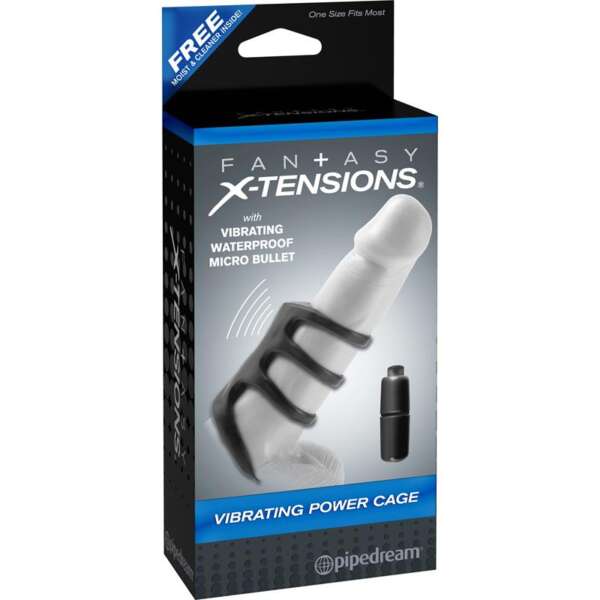 Fantasy X-tensions  Vibrating Power Cage-Black – Image 3