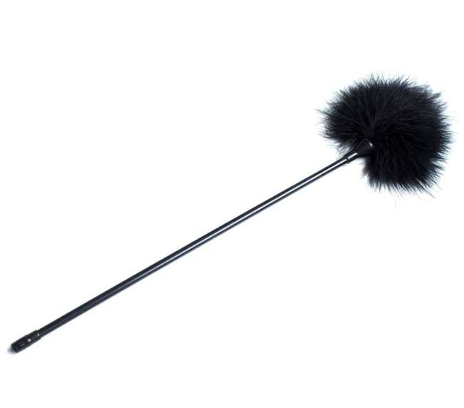 Feather Tickler 40 cm Black