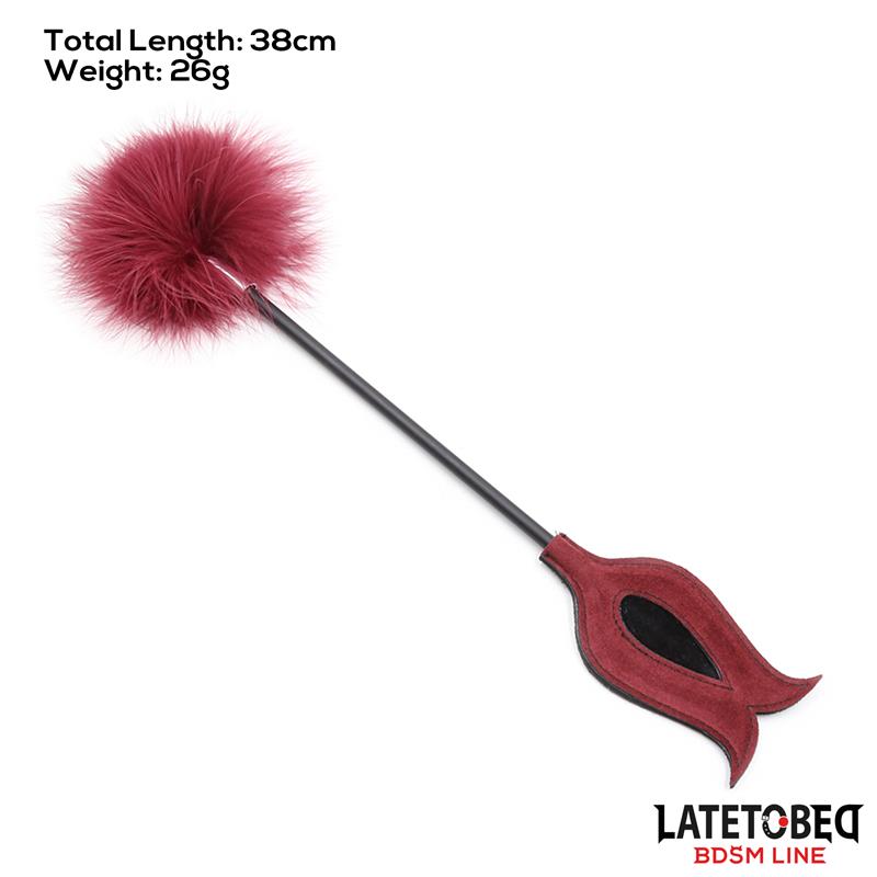 Feather Tickler and Rose Shape Paddle – Image 5