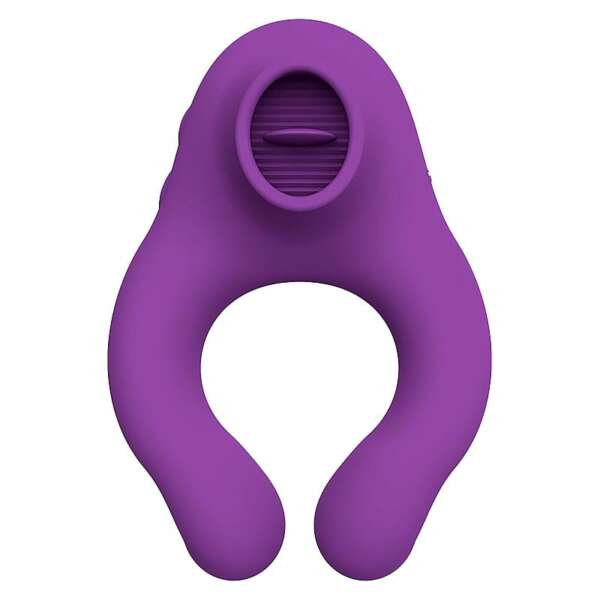 Fenda Vibrating Ring with Licking Tongue and Remote Control 3 Motors Magnetic USB – Image 4