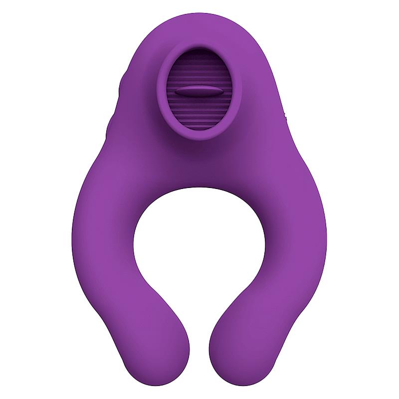 Fenda Vibrating Ring with Licking Tongue and Remote Control 3 Motors Magnetic USB – Image 4