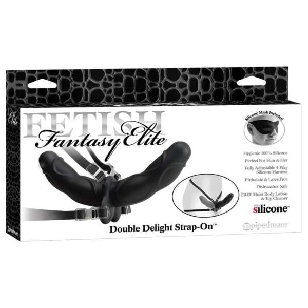 Fetish Fantasy Elite Double Delight Strap-On Black – Image 4