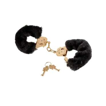 Fetish Fantasy Gold Deluxe Furry Cuffs Gold