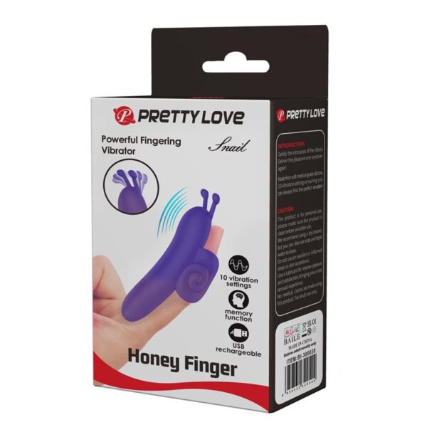 Finger Vibrator Snail Purple – Image 3