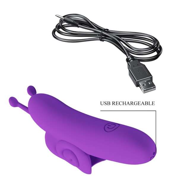 Finger Vibrator Snail Purple – Image 5