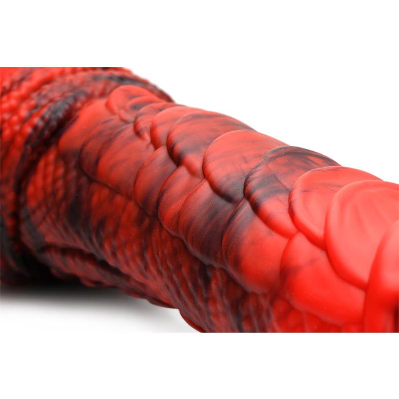 Fire Dragon Red Scaly Dildo – Image 8