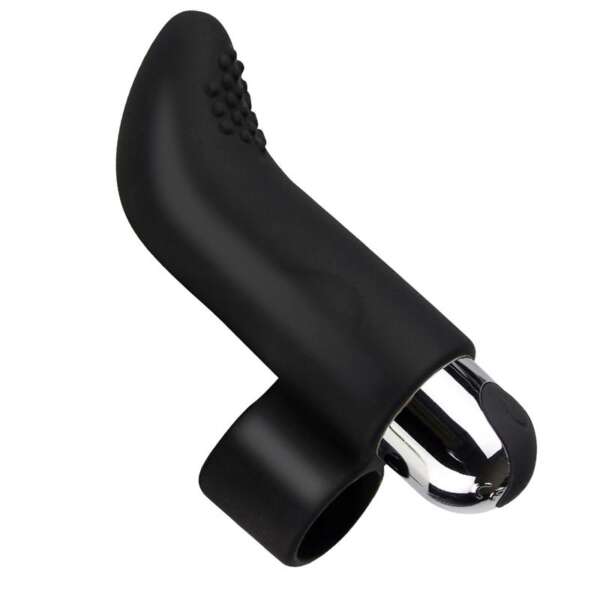 Fivib Finger Vibrating Stimulator USB Silicone Black – Image 3