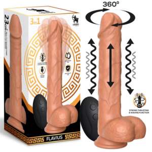 Flavius Dildo with Thrusting, 360º Waving and Vibration 9- 23 cm