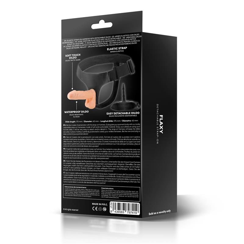 Flaxy Strap-On Harness with Detachable and Flexible Dildo – Image 3