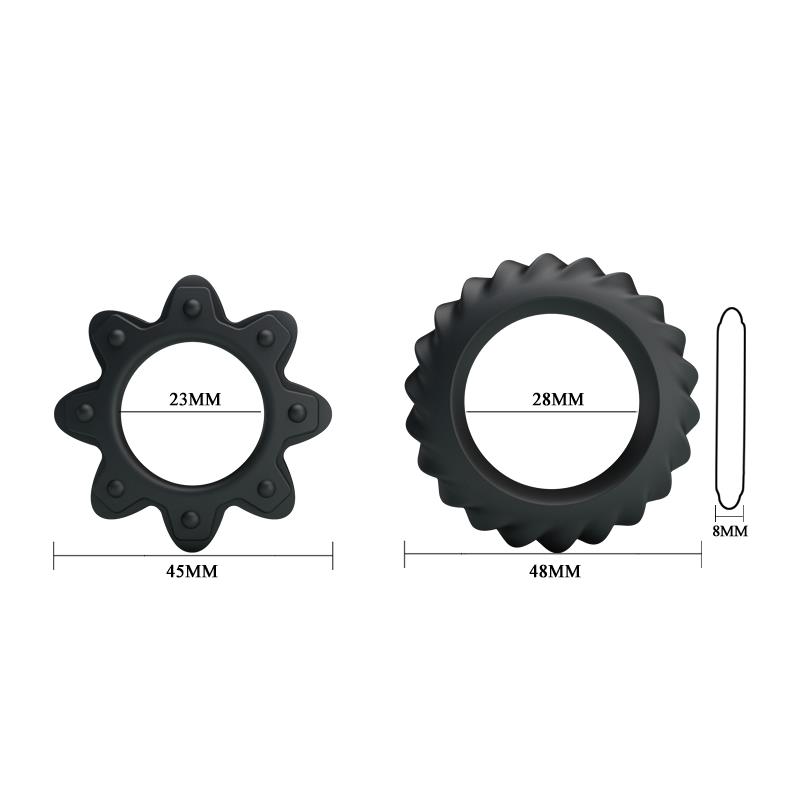 Flowering Set of 2 Cock Ring – Image 4