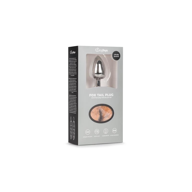 Fox Tail Plug No. 3 - Silver – Image 4