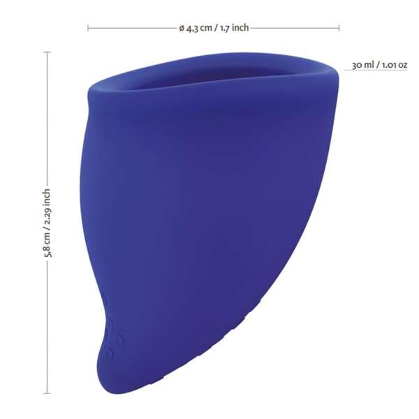 Fun Cup Explore Kit 2 Mentrual cups Pink & Ultramarine – Image 9