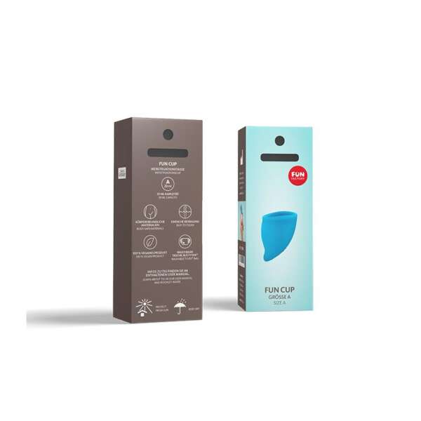 Fun Cup Menstrual Cup Size A Turquoise – Image 5