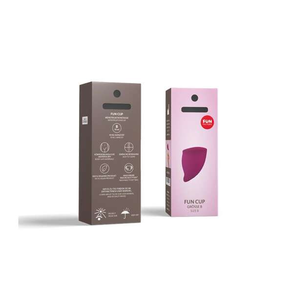 Fun Cup Mentrual Cup Size B Grape – Image 5