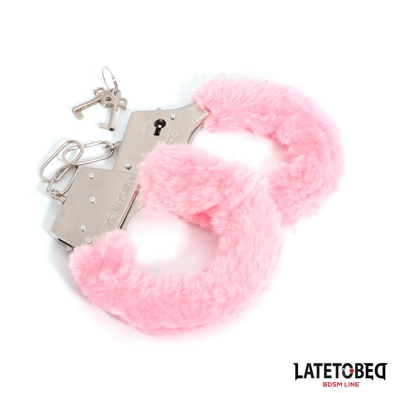 Furry Metal Cuff Pink – Image 10