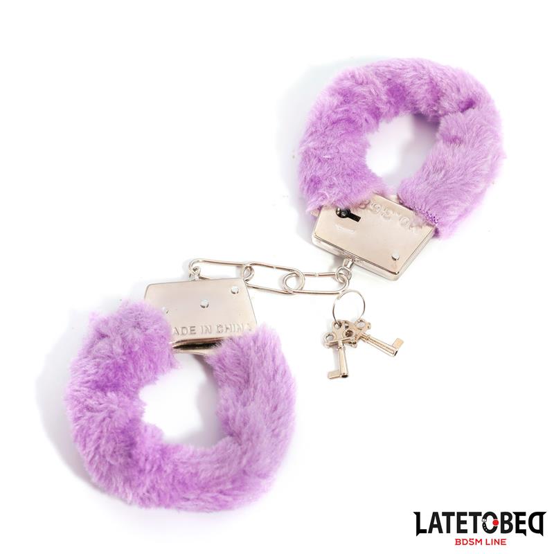 Furry Metal Cuff Purple – Image 10