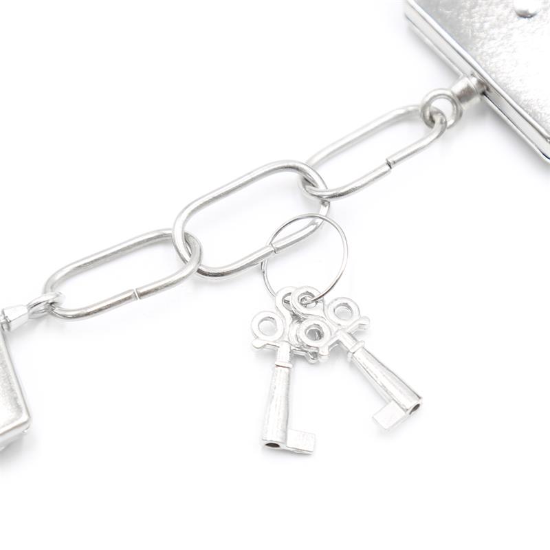 Furry Metal Handcuffs Black – Image 5