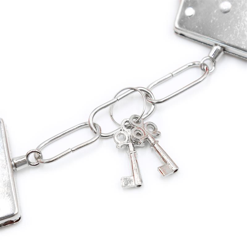 Furry Metal Handcuffs Red – Image 7