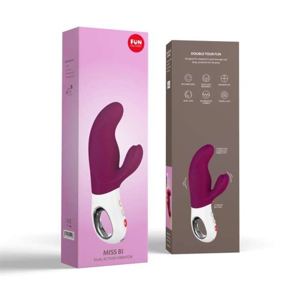 G-Spot Vibe Miss Bi Grape and White – Image 3