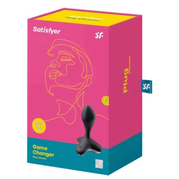 Game Changer Butt Plug with Vibration Black – Image 4