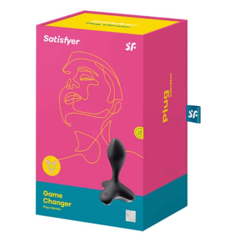 Game Changer Butt Plug with Vibration Black – Image 4