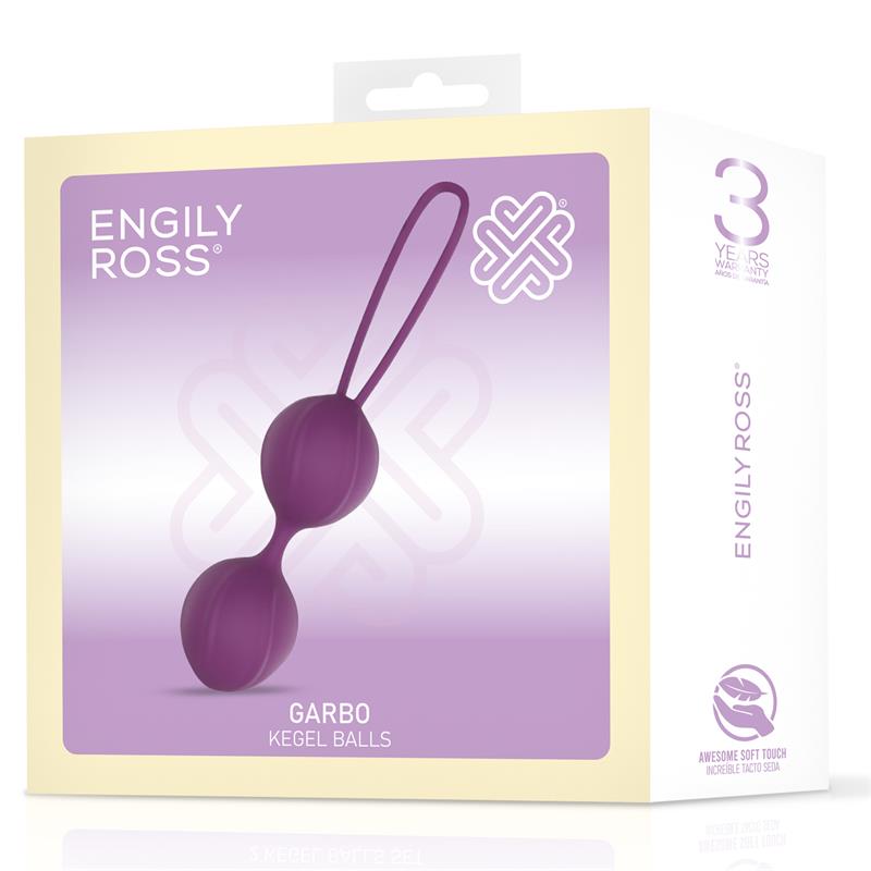 Garbo Double Kegel Ball Silicone Purple – Image 6