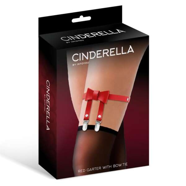 Garter with Bow Tie Vegan Leather One size – Image 3