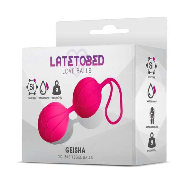 Geisha Double Kegel Balls Rose Red 70 gr – Image 5
